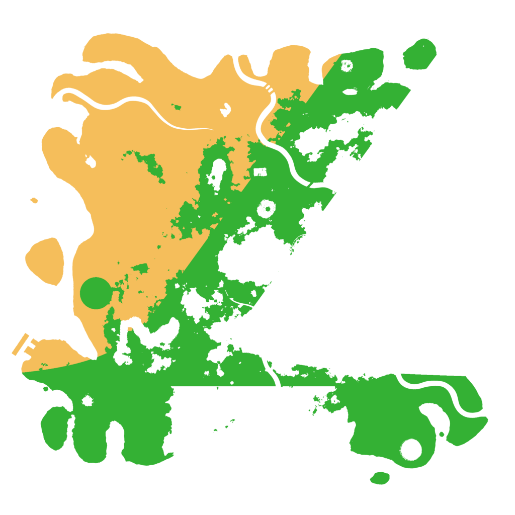 Biome Rust Map: Procedural Map, Size: 4250, Seed: 579019683