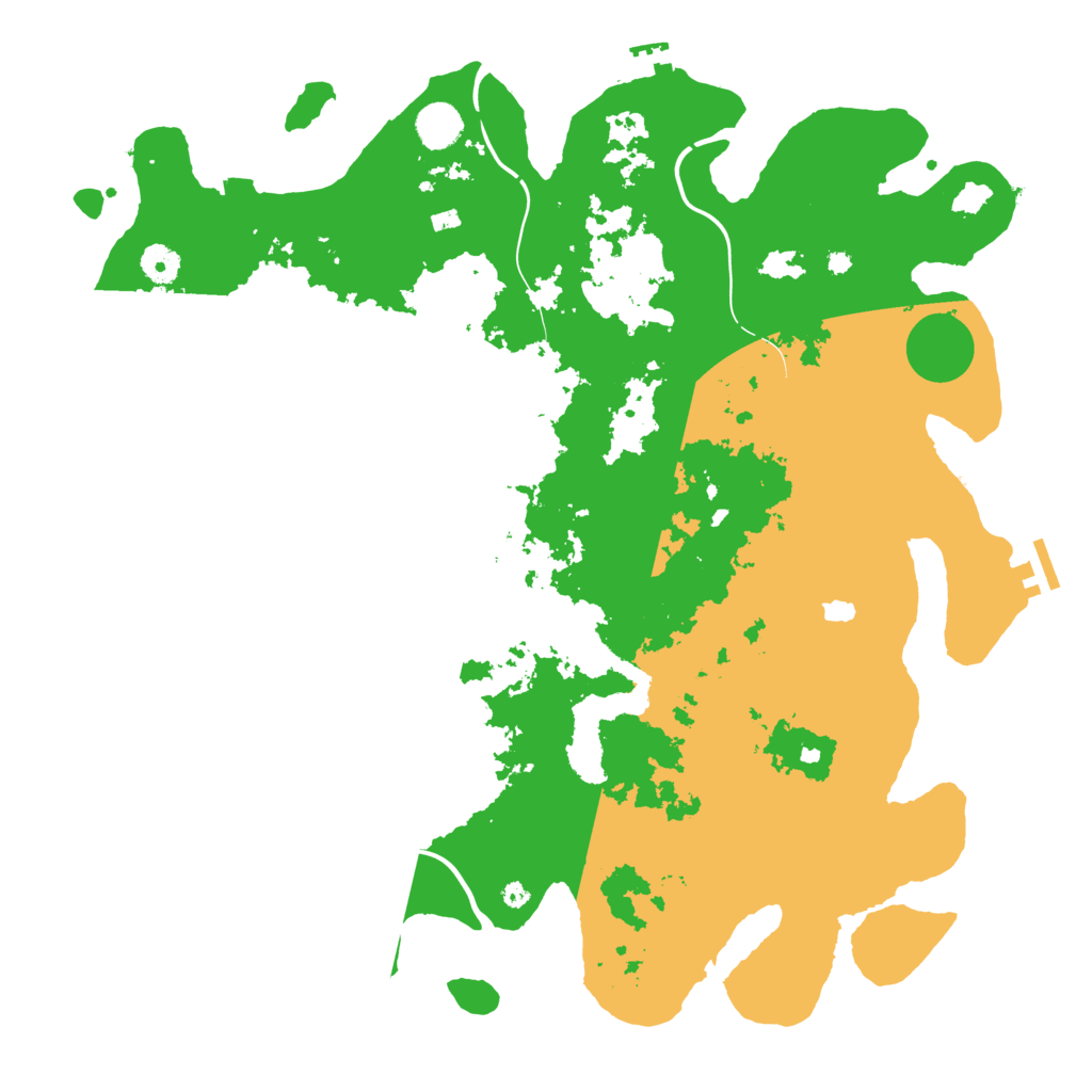 Biome Rust Map: Procedural Map, Size: 4250, Seed: 33615025