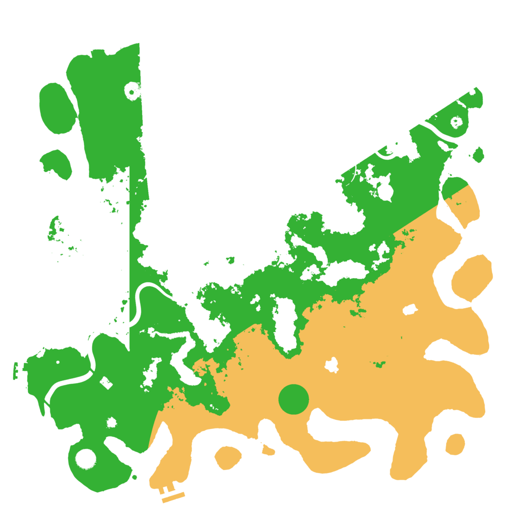 Biome Rust Map: Procedural Map, Size: 4500, Seed: 169279046