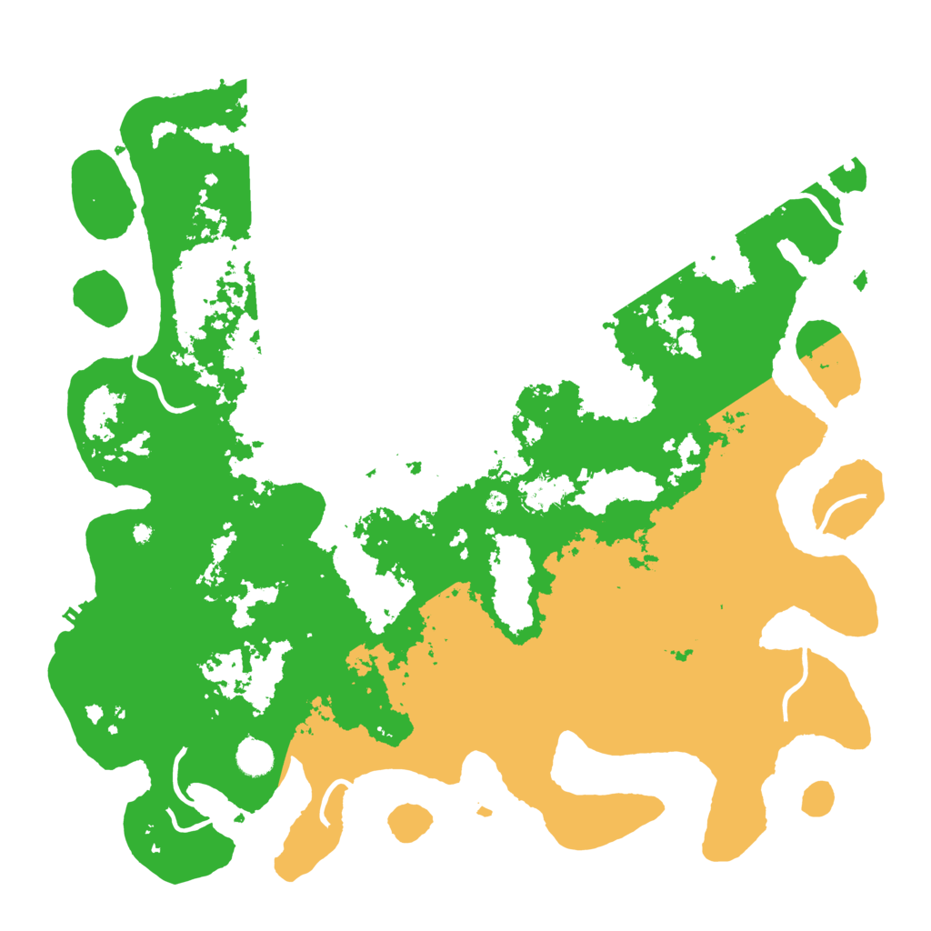 Biome Rust Map: Procedural Map, Size: 4500, Seed: 169279046