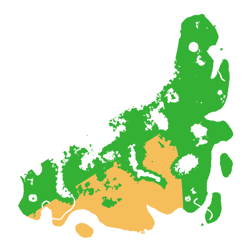Biome Rust Map: Procedural Map, Size: 4500, Seed: 701852210