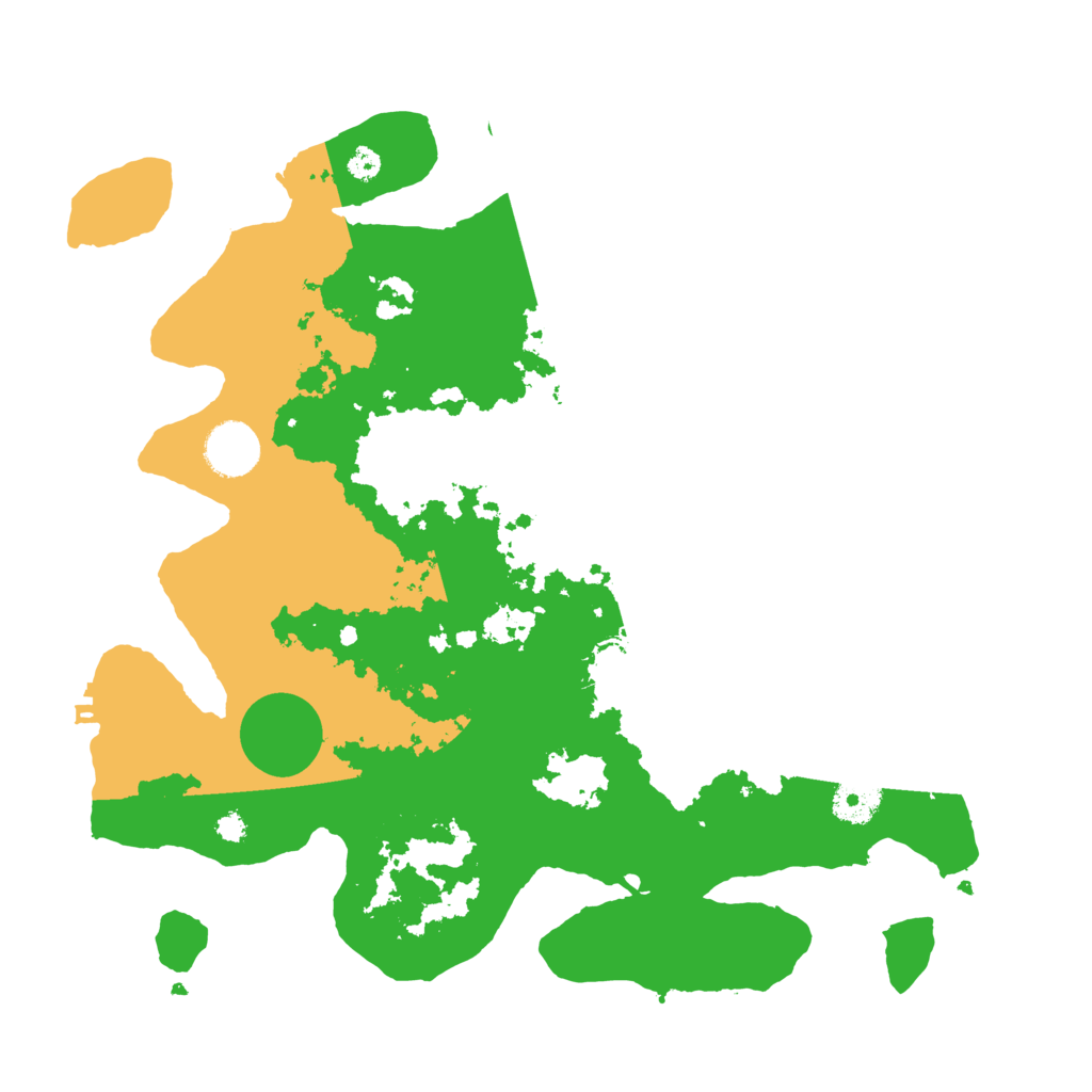 Biome Rust Map: Procedural Map, Size: 3500, Seed: 122263197