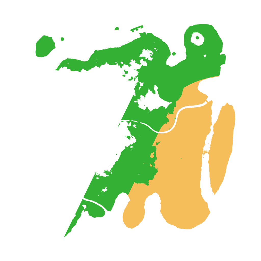 Biome Rust Map: Procedural Map, Size: 3000, Seed: 1845