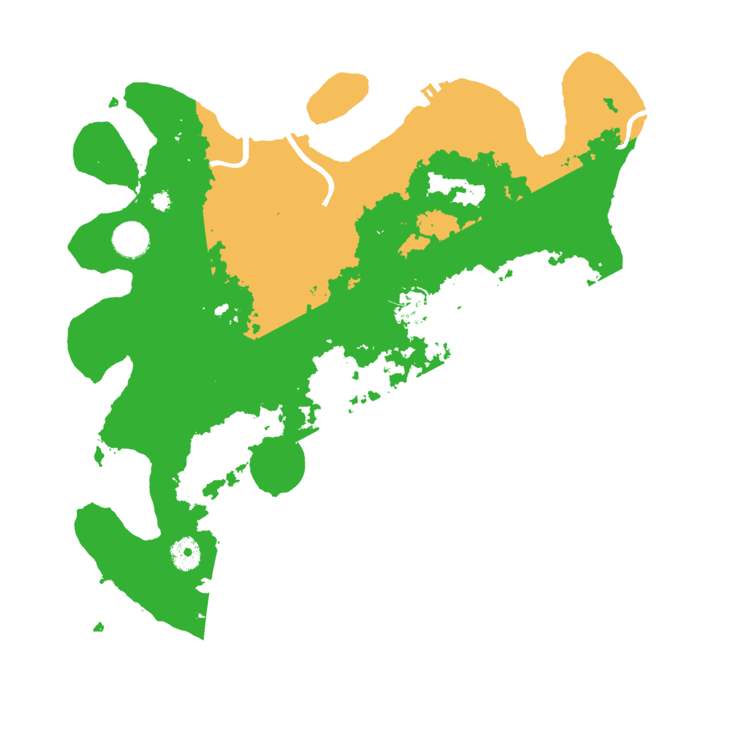 Biome Rust Map: Procedural Map, Size: 3500, Seed: 2889