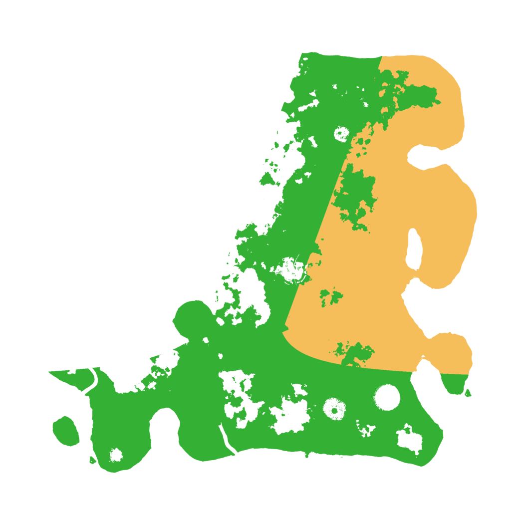 Biome Rust Map: Procedural Map, Size: 3500, Seed: 1252991314