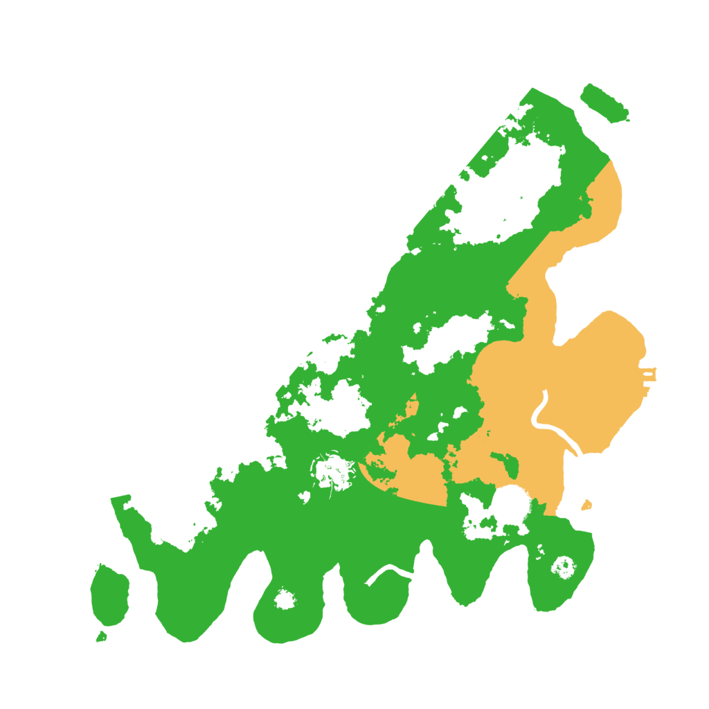 Biome Rust Map: Procedural Map, Size: 3200, Seed: 5154424