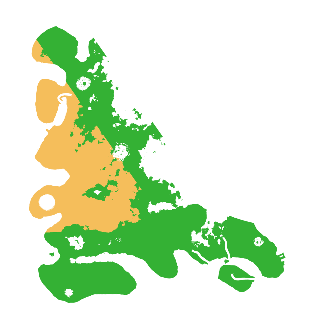 Biome Rust Map: Procedural Map, Size: 3500, Seed: 75415277