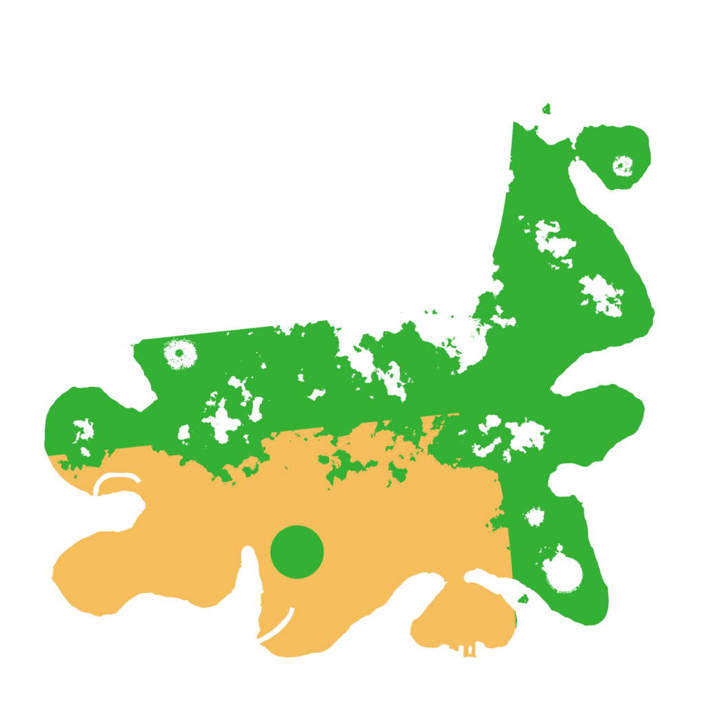 Biome Rust Map: Procedural Map, Size: 3500, Seed: 114734988