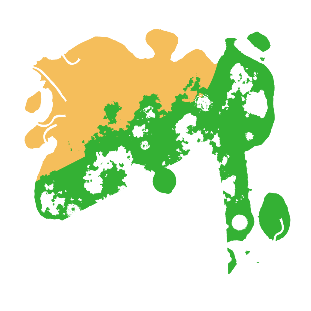 Biome Rust Map: Procedural Map, Size: 3500, Seed: 989777