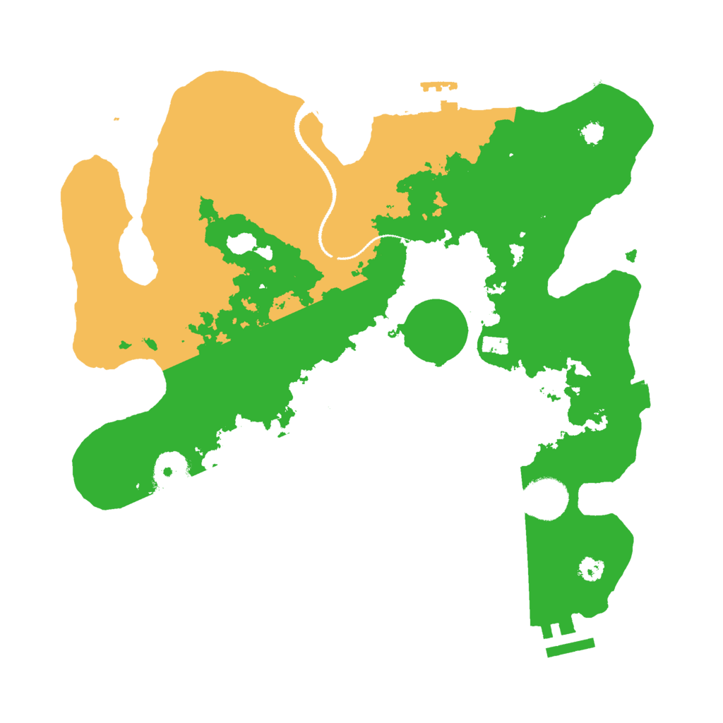 Biome Rust Map: Procedural Map, Size: 3000, Seed: 1833358621