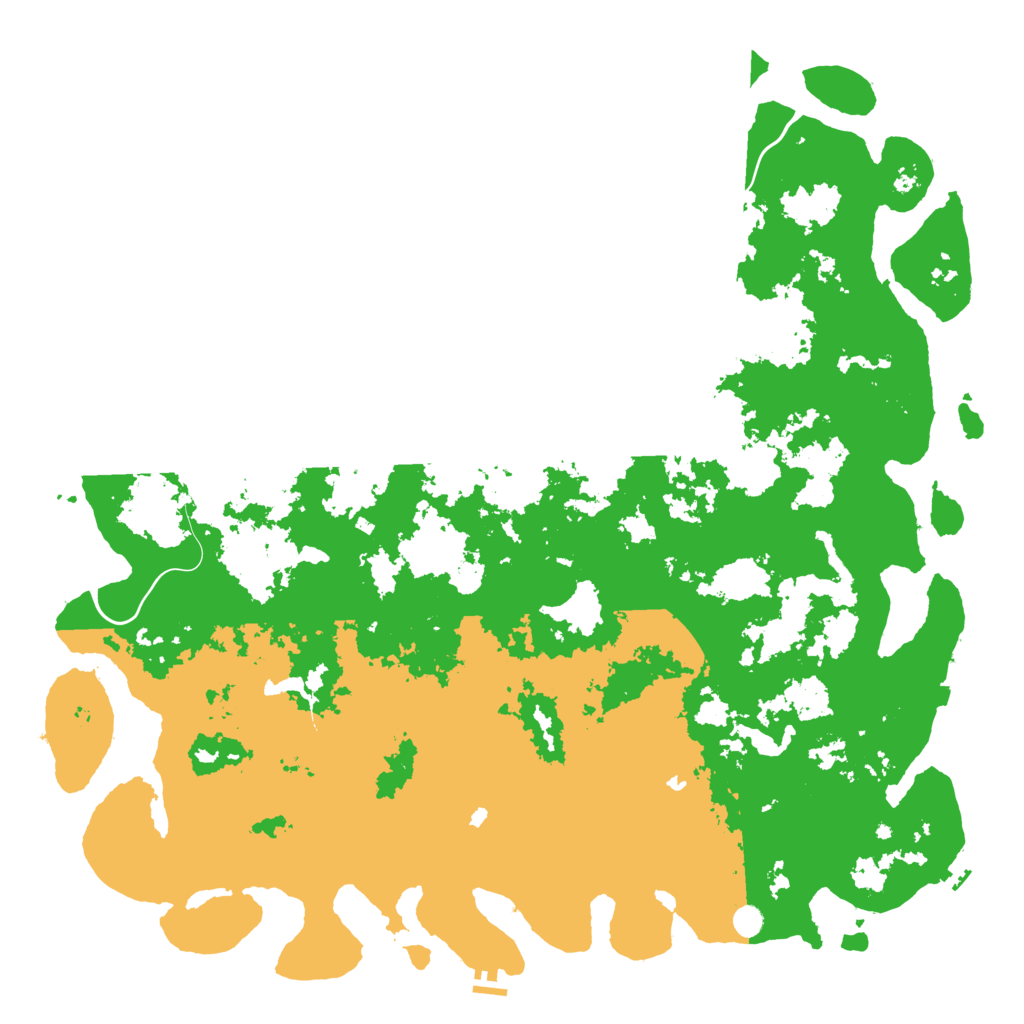 Biome Rust Map: Procedural Map, Size: 6000, Seed: 543324324