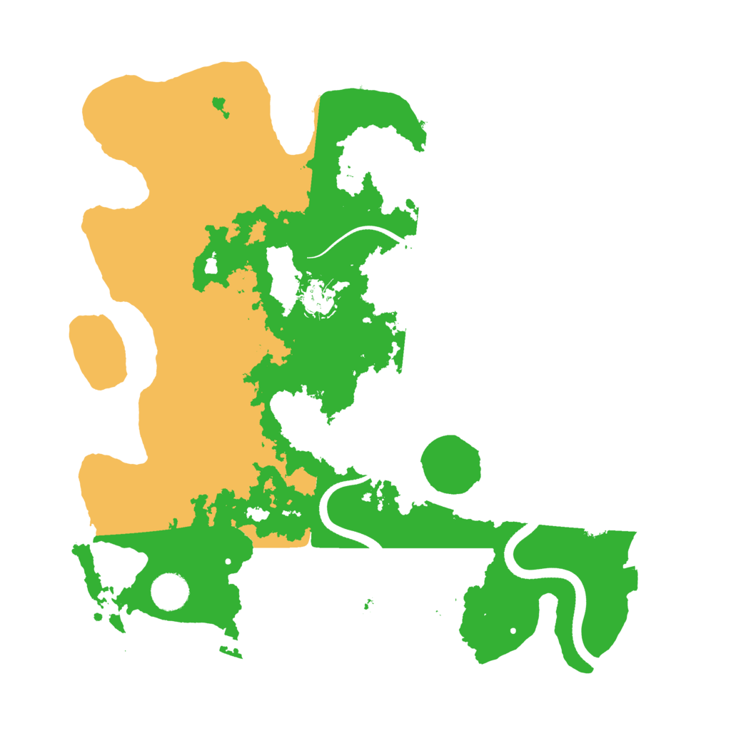 Biome Rust Map: Procedural Map, Size: 3500, Seed: 1164516710