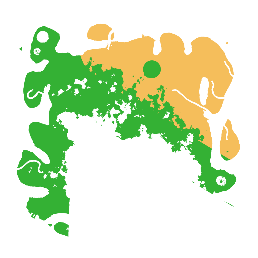 Biome Rust Map: Procedural Map, Size: 3850, Seed: 86544