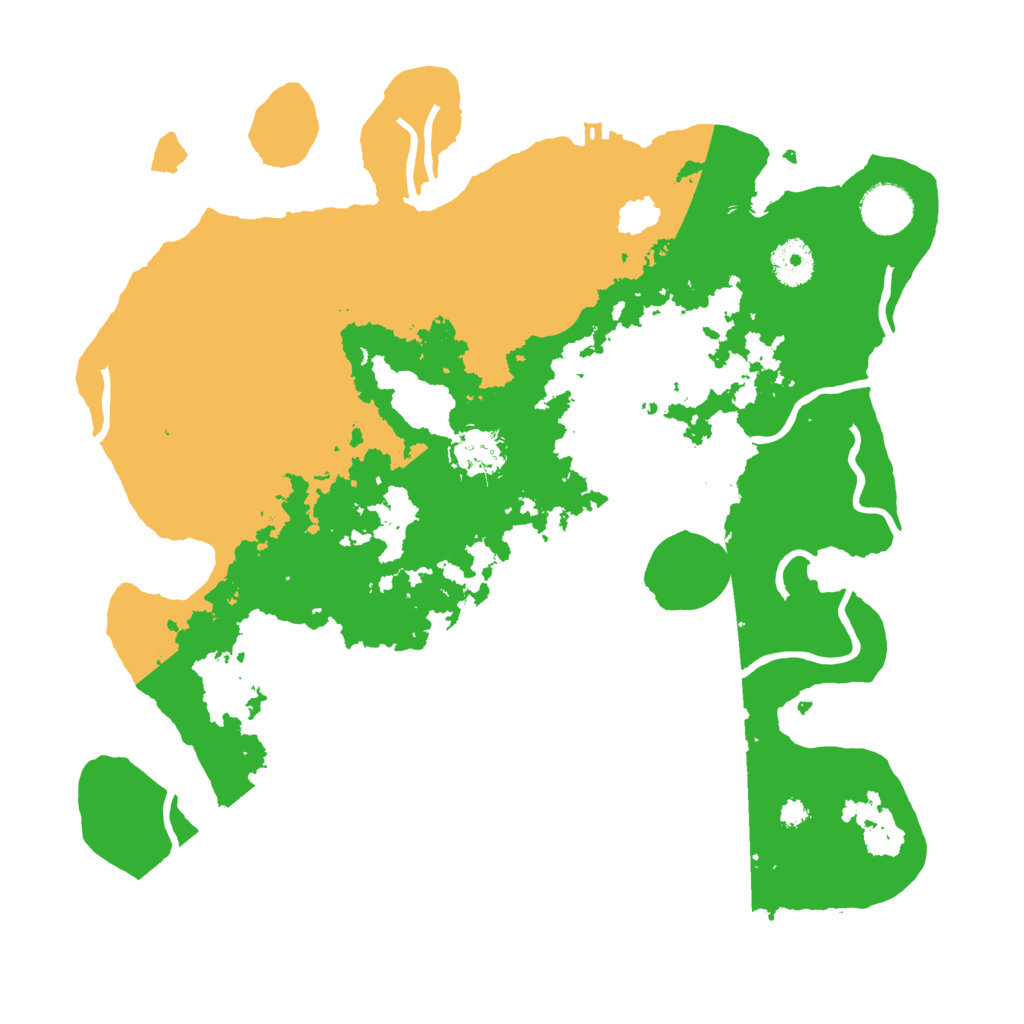 Biome Rust Map: Procedural Map, Size: 3500, Seed: 1519012256