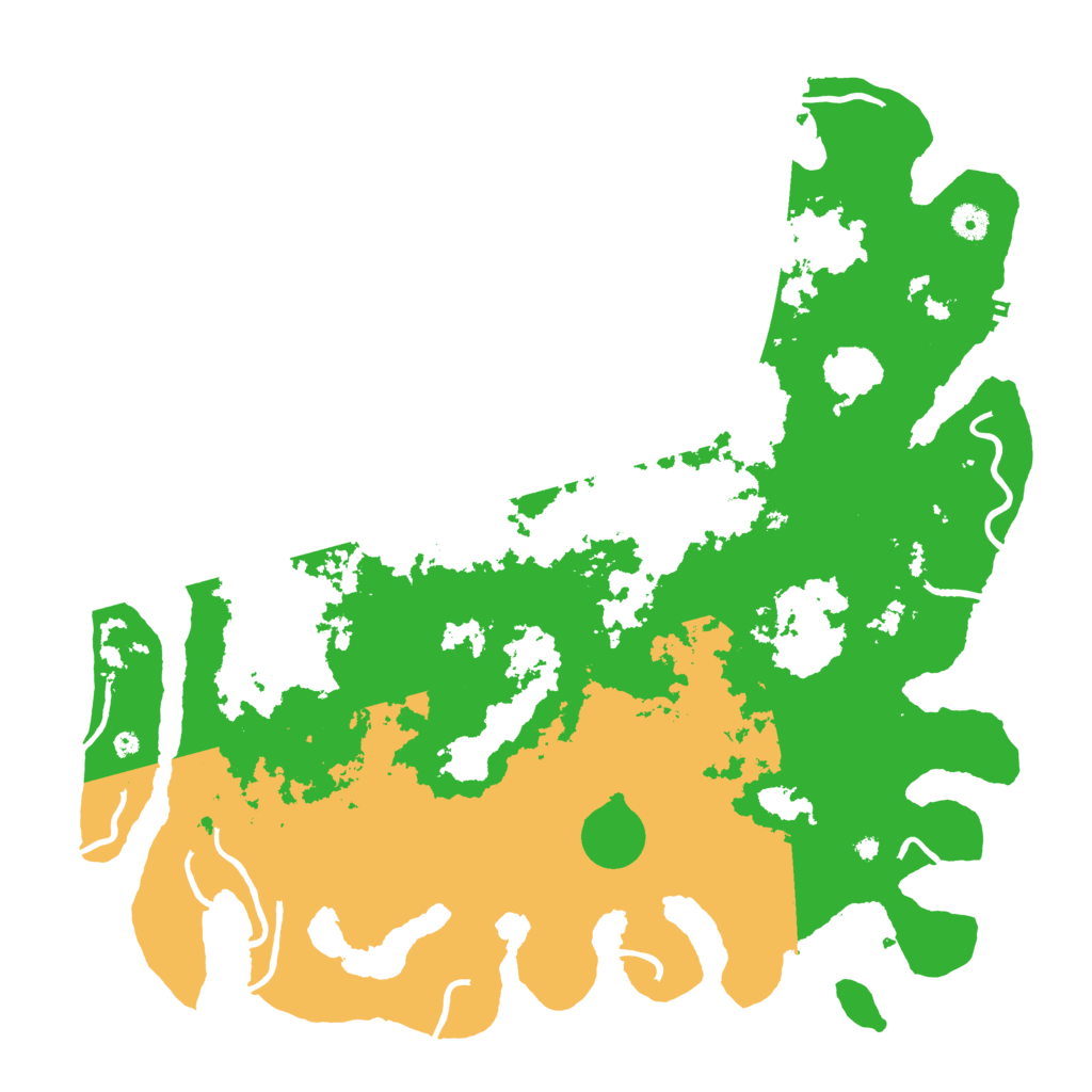 Biome Rust Map: Procedural Map, Size: 4500, Seed: 766964130