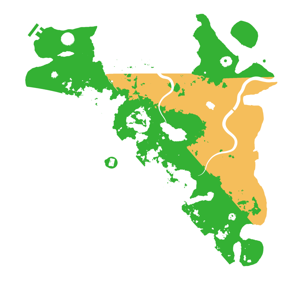 Biome Rust Map: Procedural Map, Size: 4000, Seed: 189