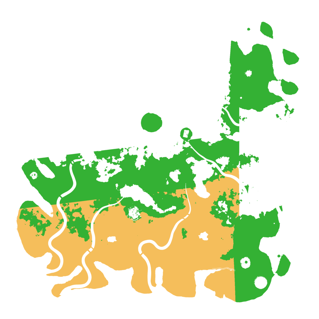 Biome Rust Map: Procedural Map, Size: 4500, Seed: 378349840