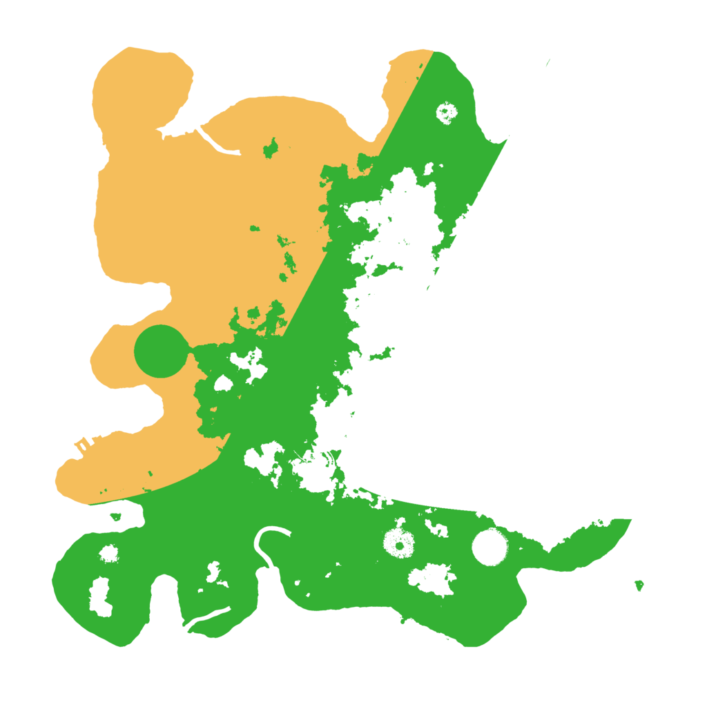 Biome Rust Map: Procedural Map, Size: 3500, Seed: 330075