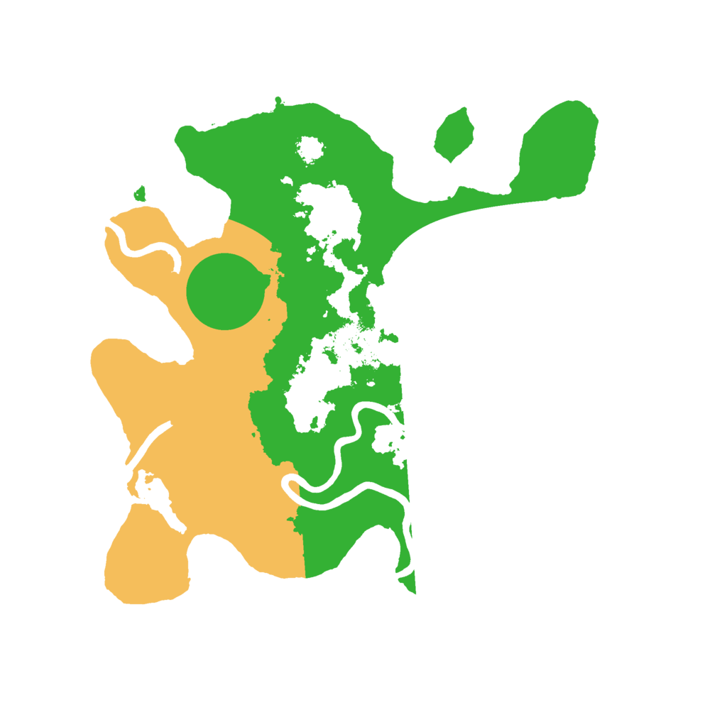 Biome Rust Map: Procedural Map, Size: 2500, Seed: 162389956
