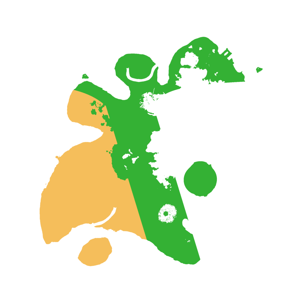 Biome Rust Map: Procedural Map, Size: 2500, Seed: 918341