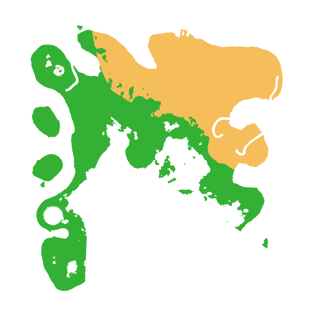 Biome Rust Map: Procedural Map, Size: 3000, Seed: 548661653