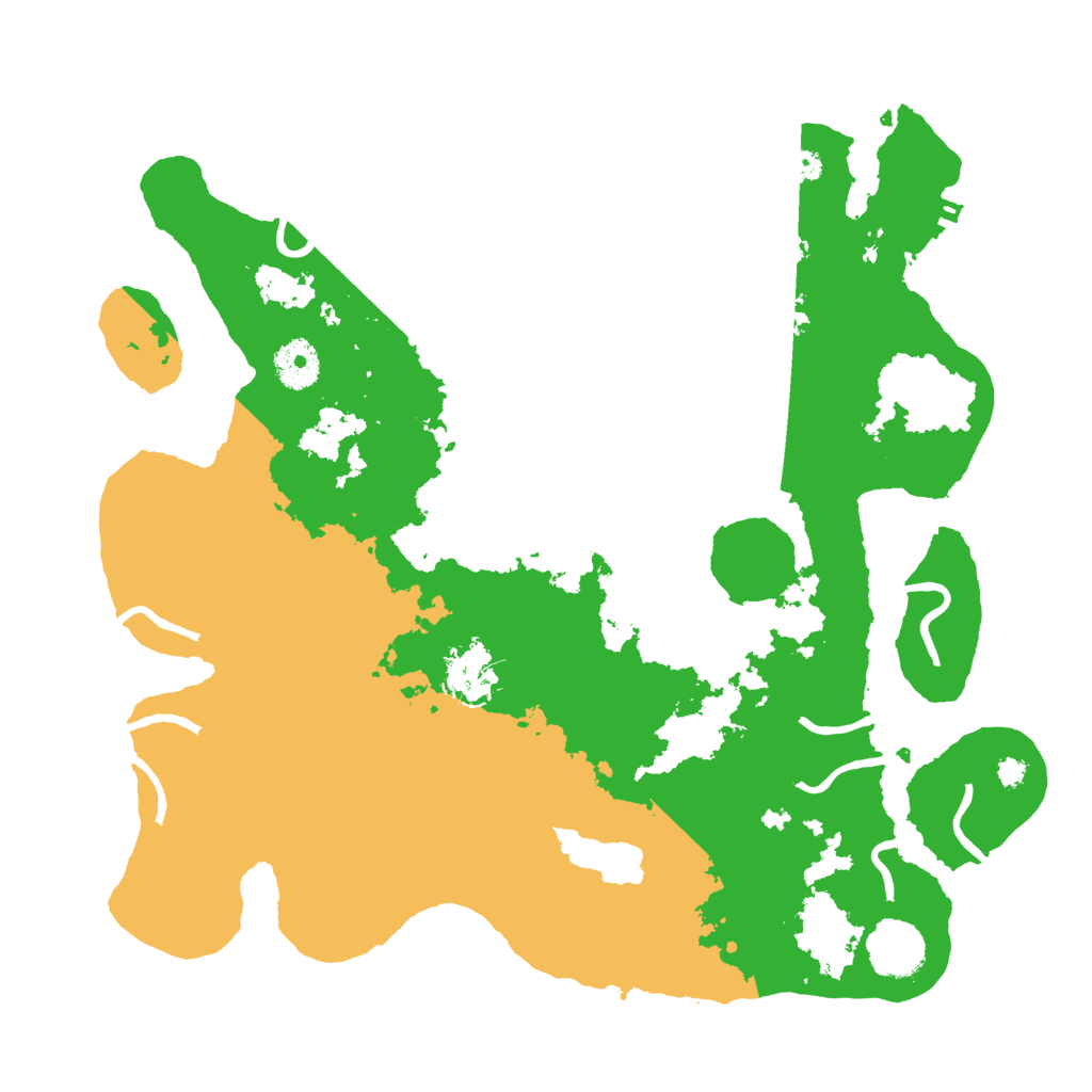 Biome Rust Map: Procedural Map, Size: 3500, Seed: 1053903653