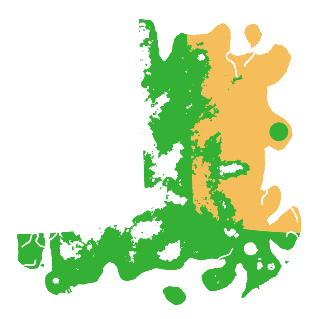 Biome Rust Map: Procedural Map, Size: 4500, Seed: 421846