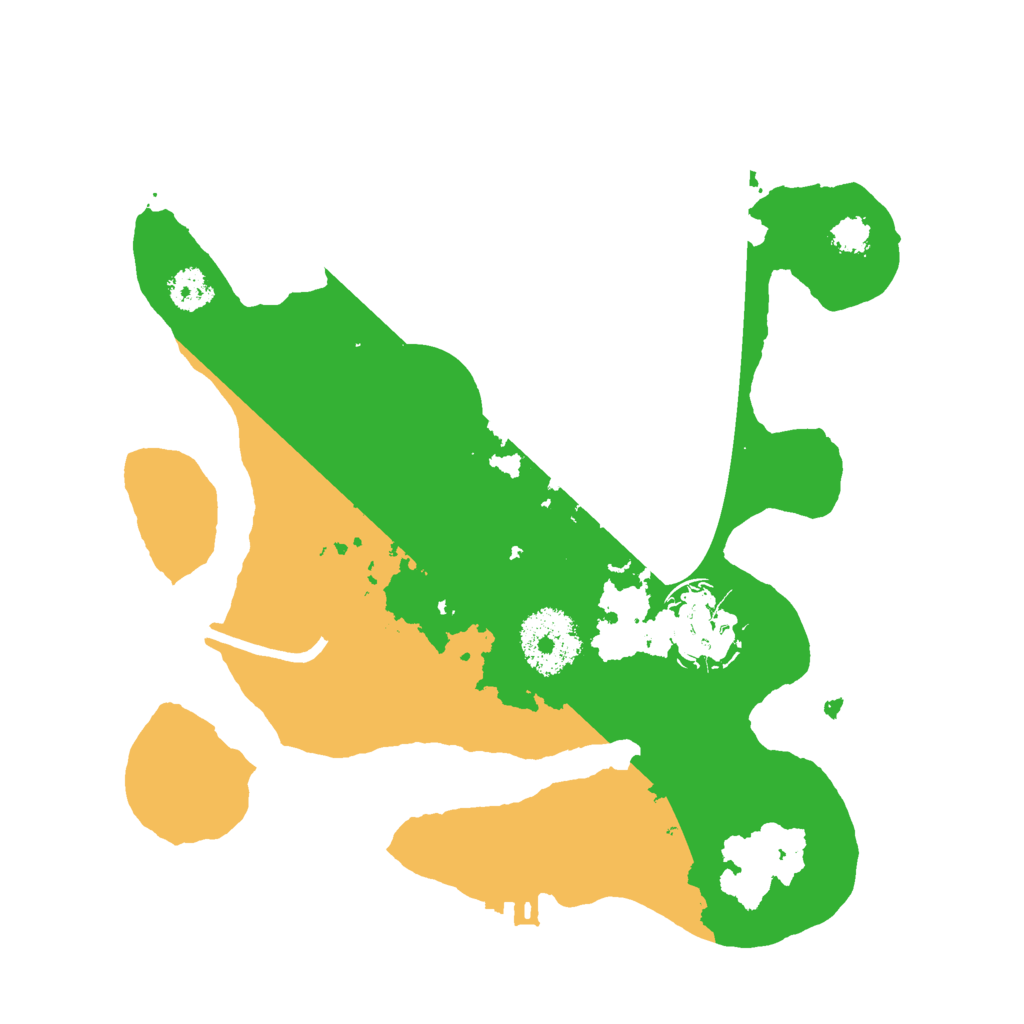 Biome Rust Map: Procedural Map, Size: 2500, Seed: 2074257290