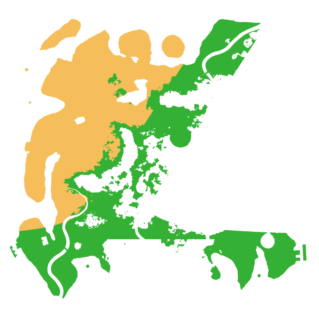 Biome Rust Map: Procedural Map, Size: 4000, Seed: 3000228