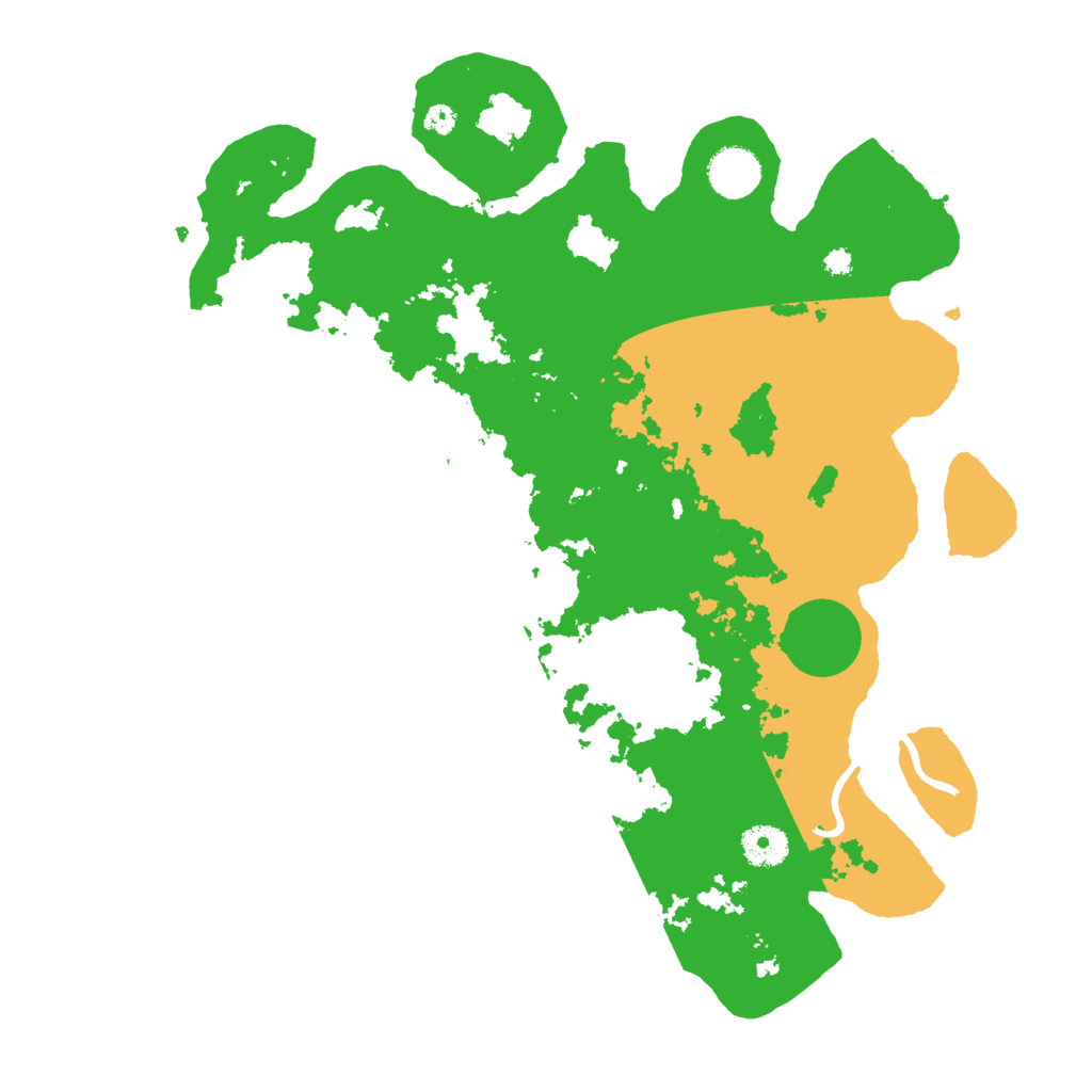 Biome Rust Map: Procedural Map, Size: 3700, Seed: 131302874