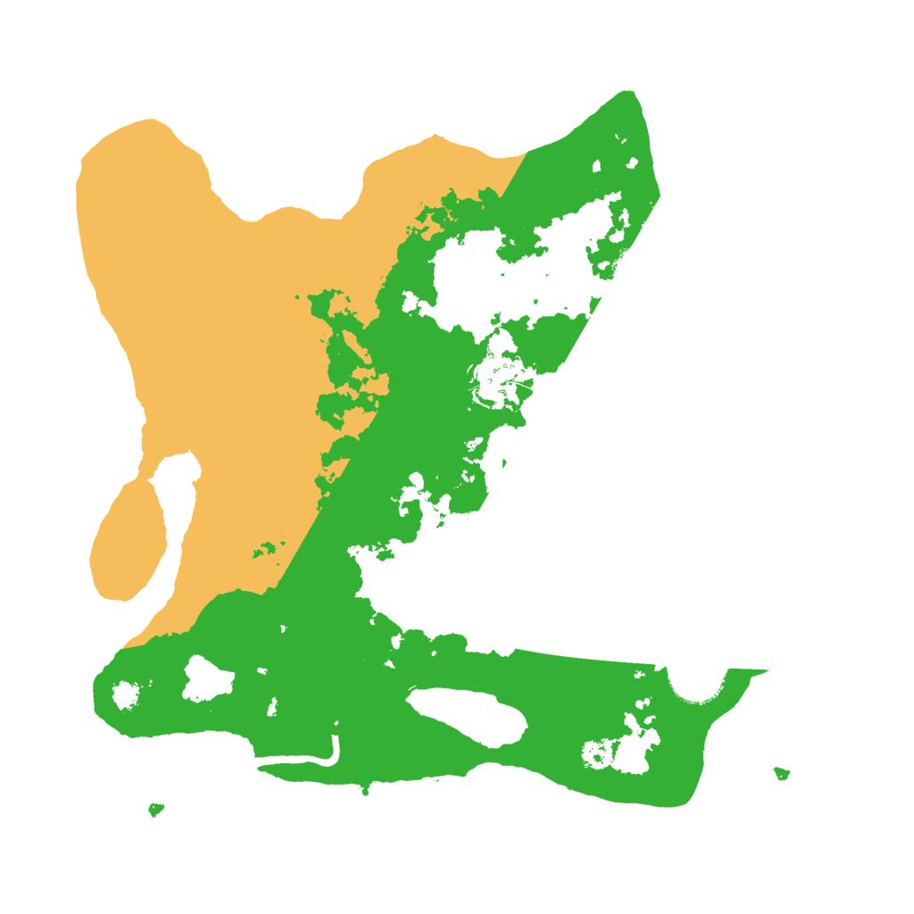 Biome Rust Map: Procedural Map, Size: 3000, Seed: 94457151