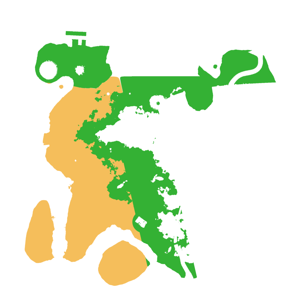 Biome Rust Map: Procedural Map, Size: 3000, Seed: 2072822732