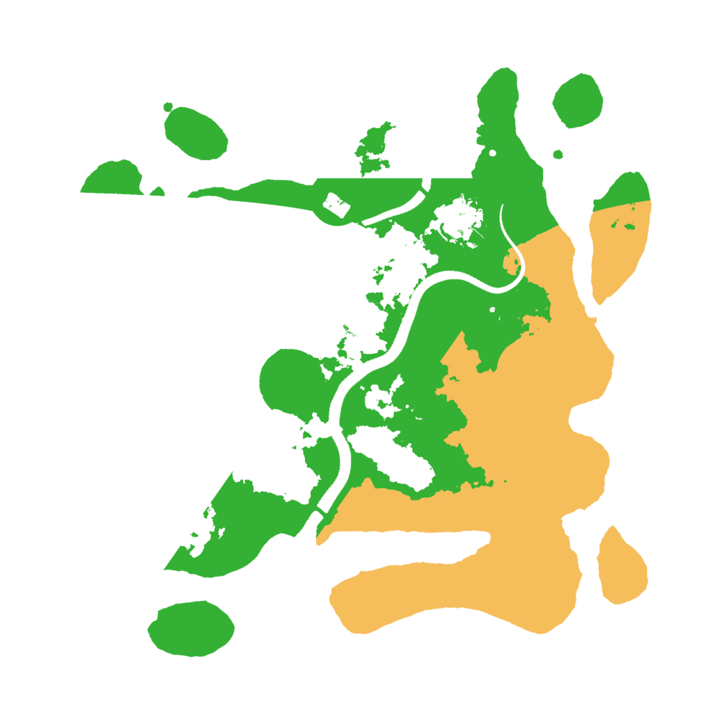 Biome Rust Map: Procedural Map, Size: 3000, Seed: 1754562137
