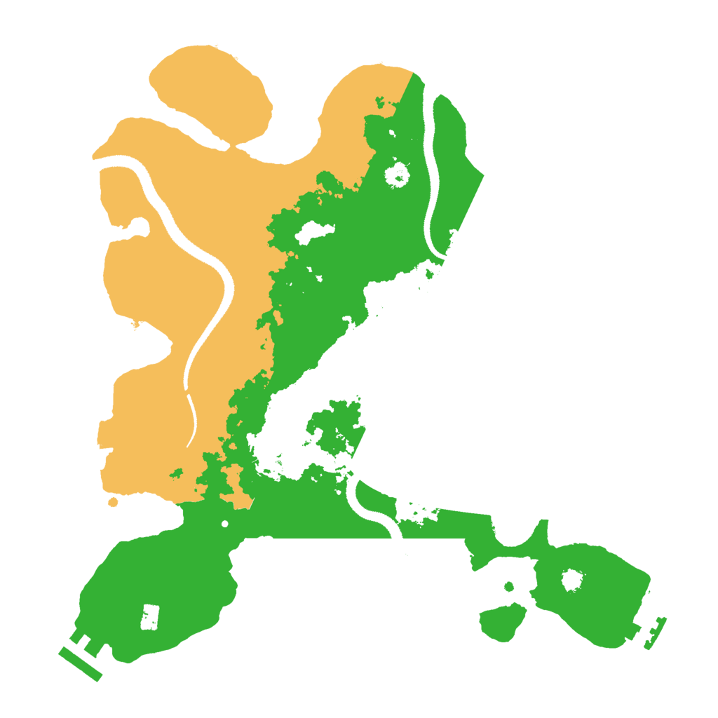 Biome Rust Map: Procedural Map, Size: 3000, Seed: 467312