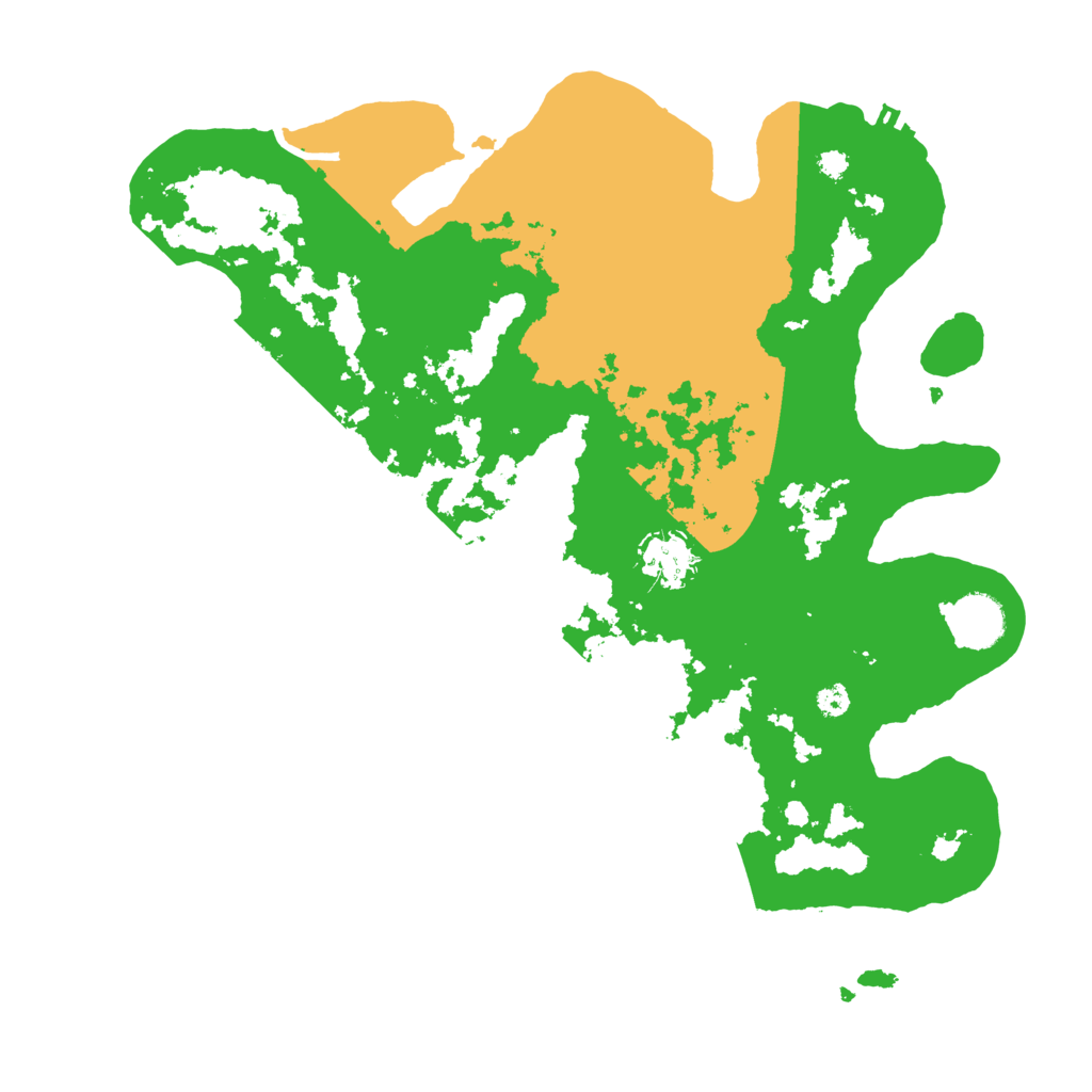 Biome Rust Map: Procedural Map, Size: 3500, Seed: 98198431