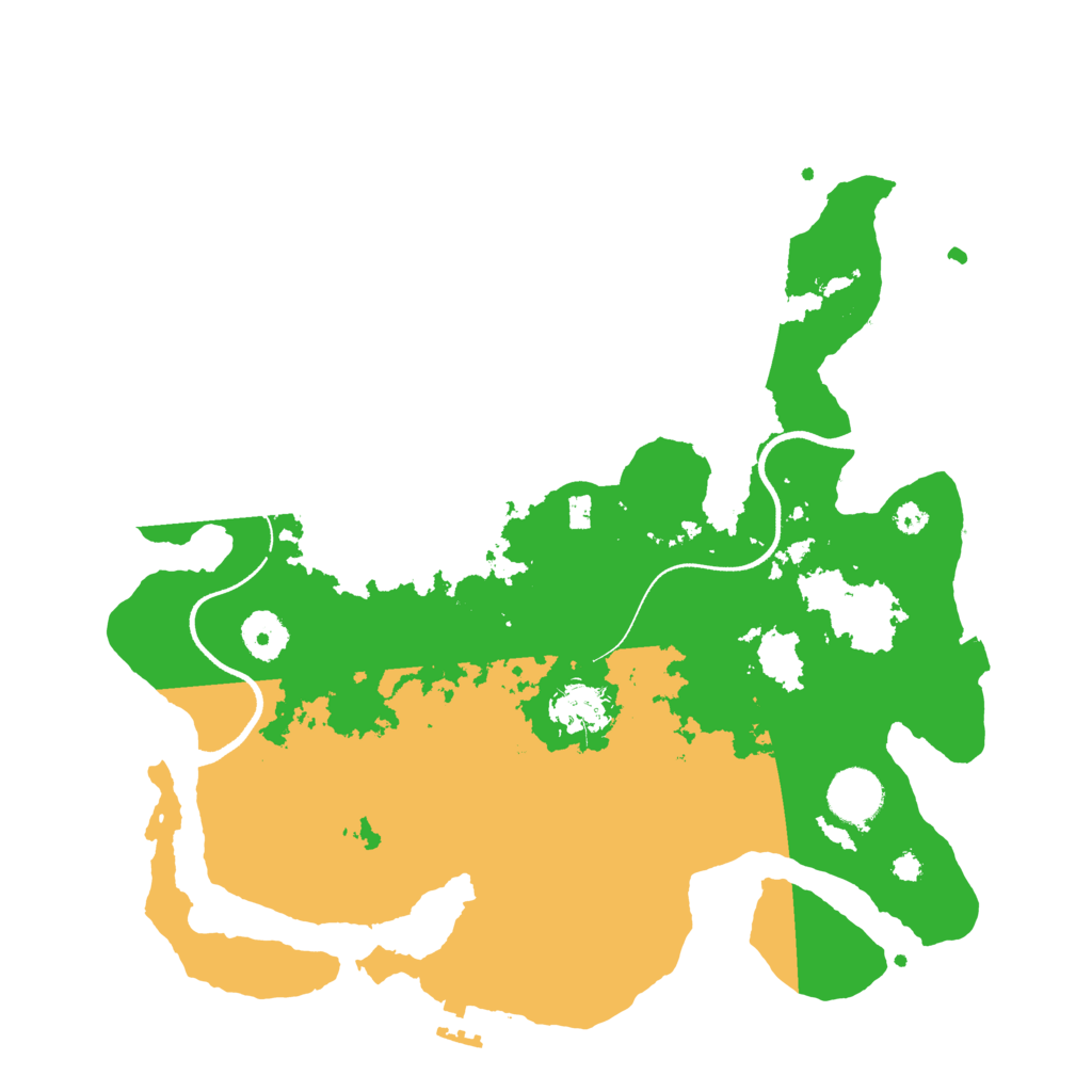 Biome Rust Map: Procedural Map, Size: 3500, Seed: 972775182