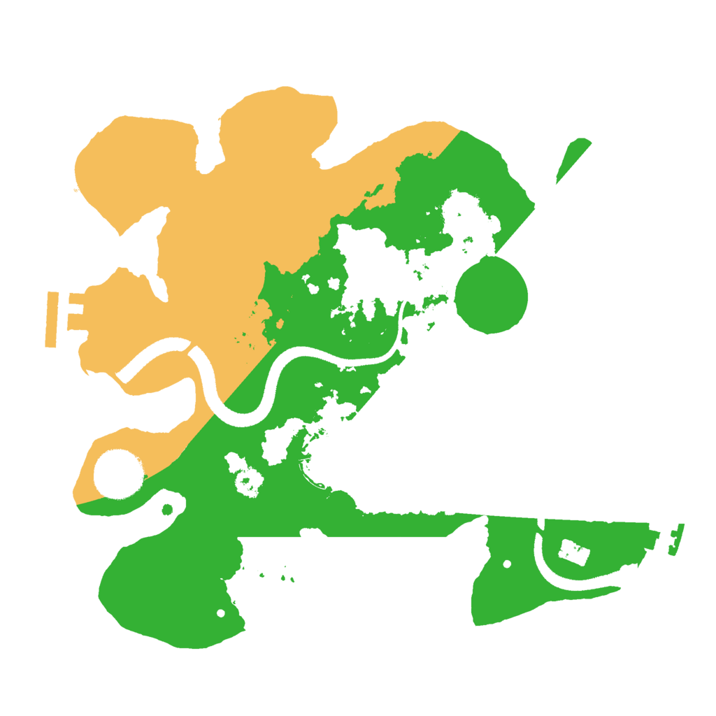 Biome Rust Map: Procedural Map, Size: 2600, Seed: 4646