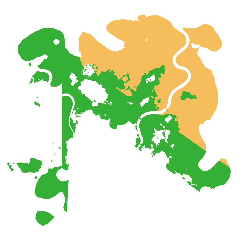 Biome Rust Map: Procedural Map, Size: 3700, Seed: 11989672
