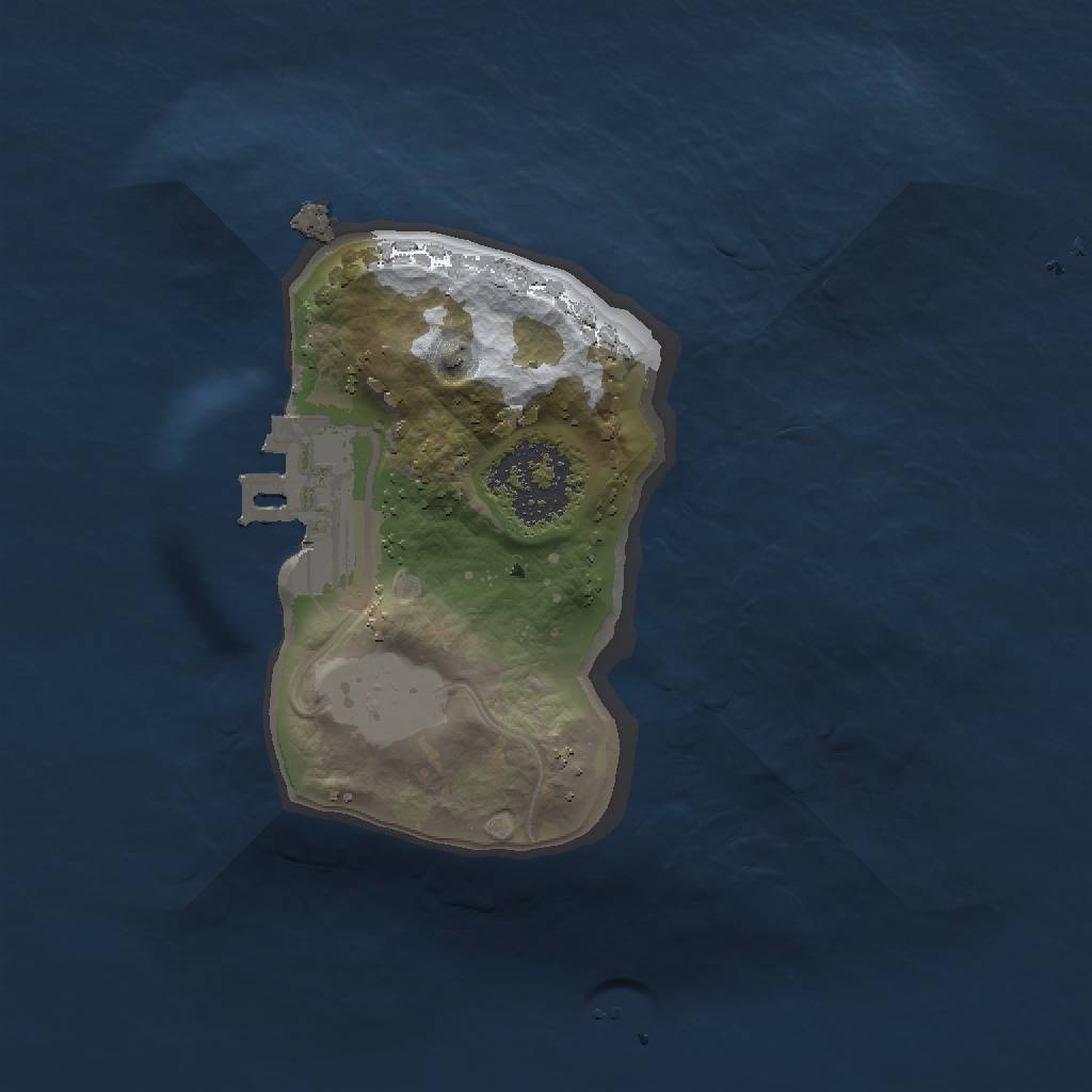 Rust Map: Procedural Map, Size: 1337, Seed: 69, 5 Monuments