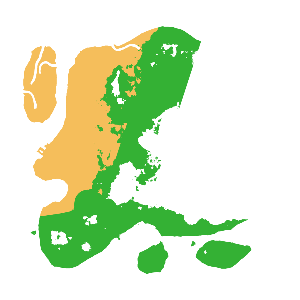 Biome Rust Map: Procedural Map, Size: 3000, Seed: 654351684
