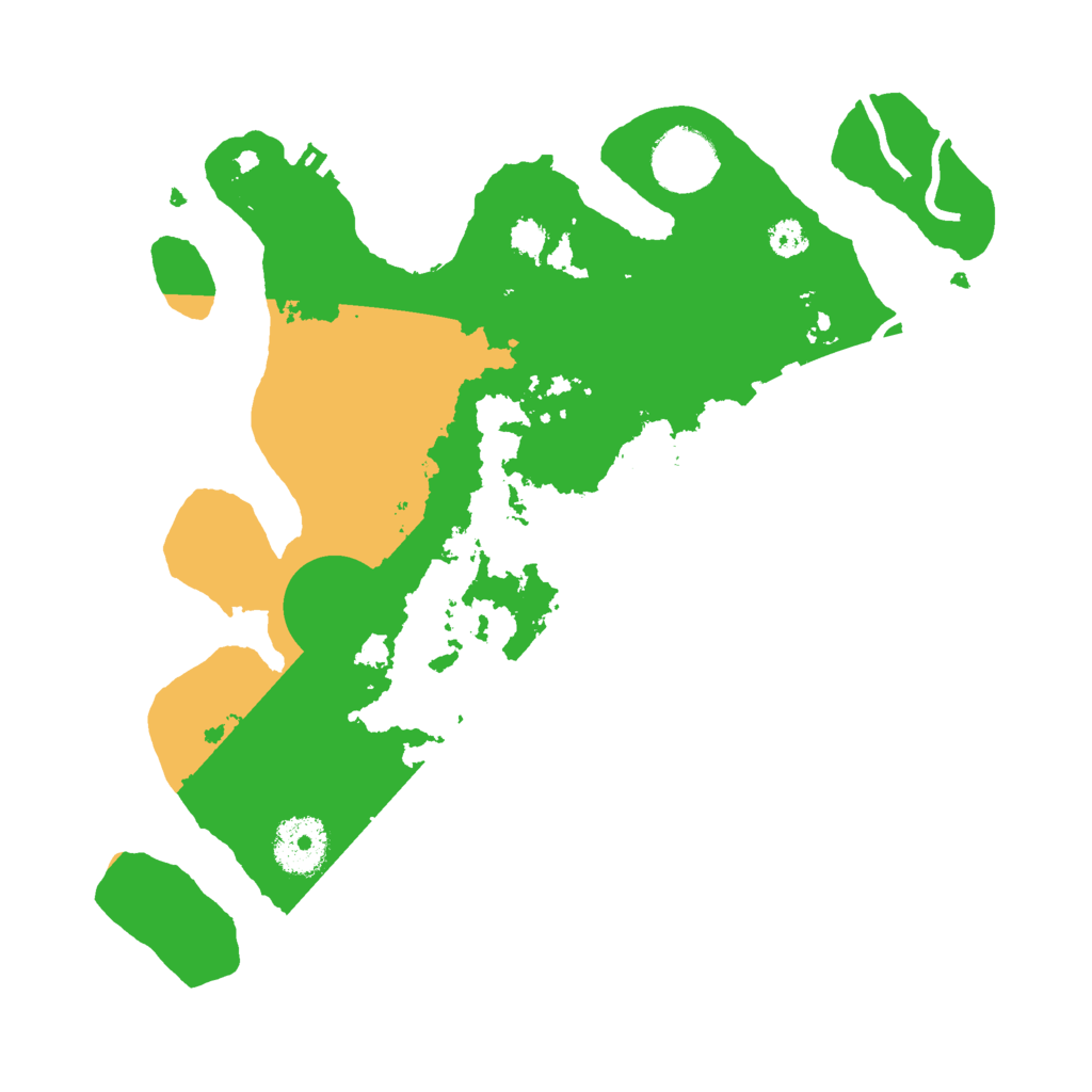 Biome Rust Map: Procedural Map, Size: 3000, Seed: 518207427