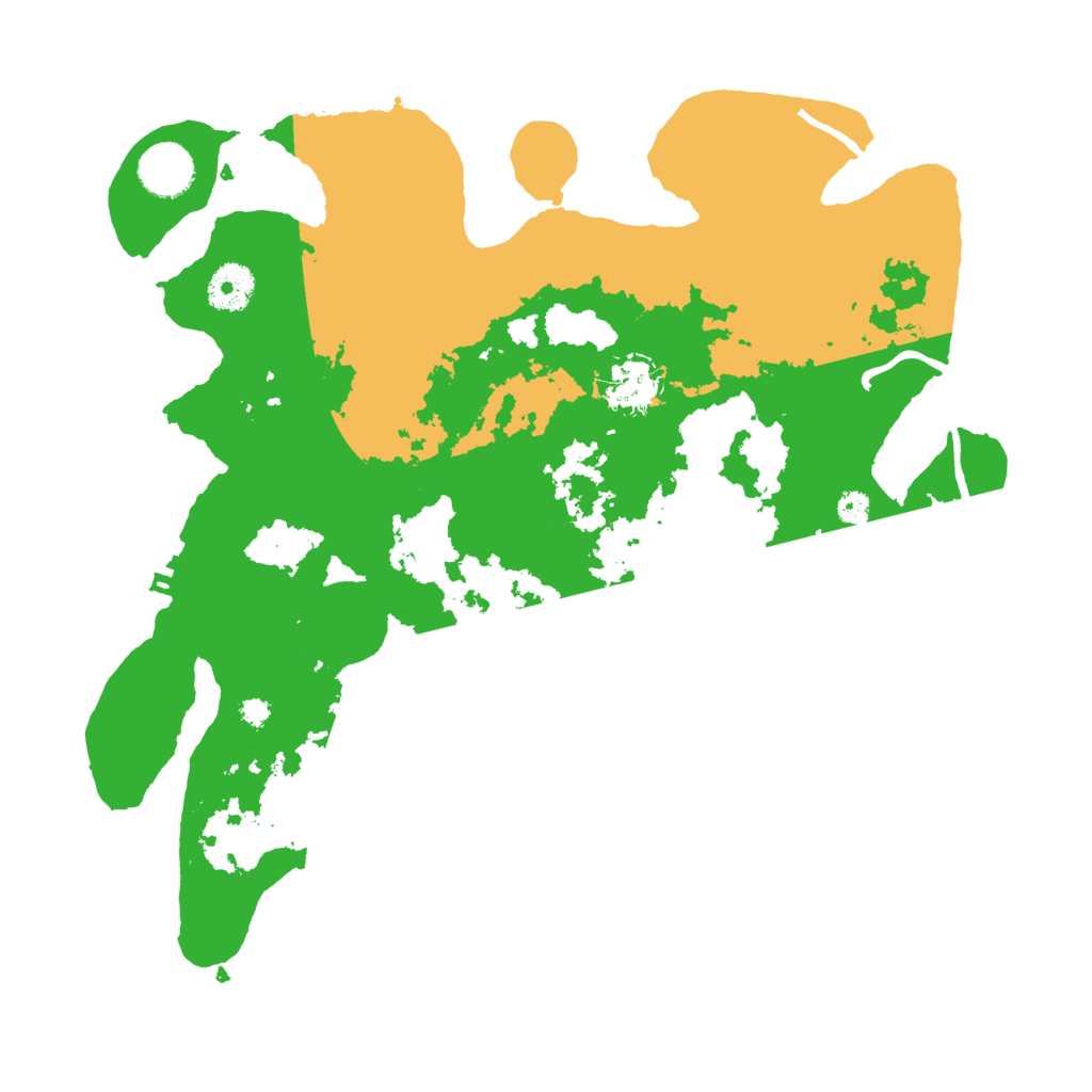 Biome Rust Map: Procedural Map, Size: 3500, Seed: 69531019