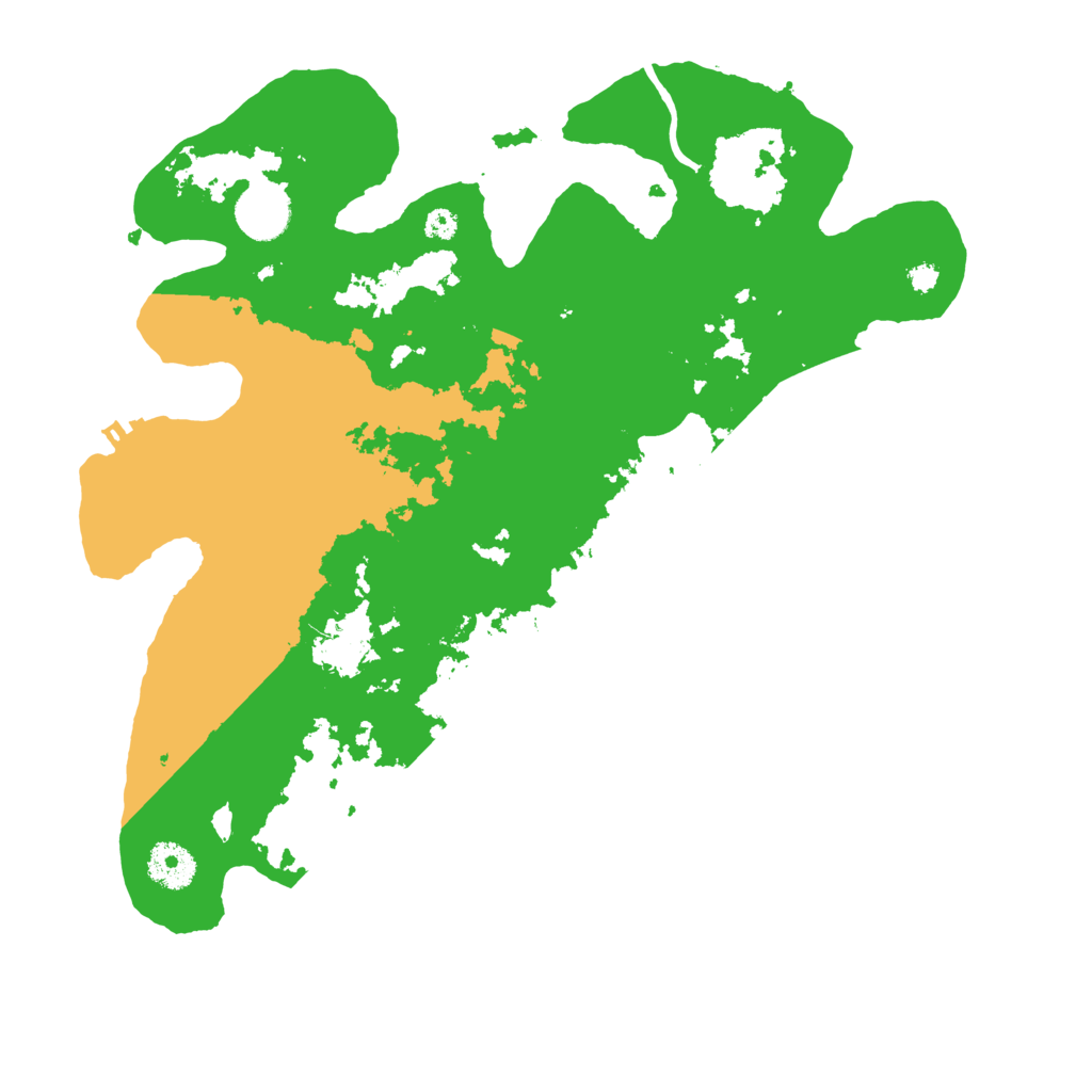 Biome Rust Map: Procedural Map, Size: 3500, Seed: 7775