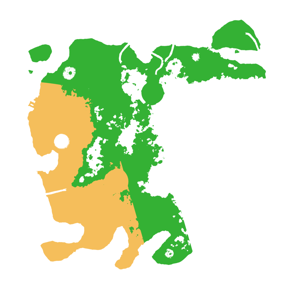 Biome Rust Map: Procedural Map, Size: 3500, Seed: 9747