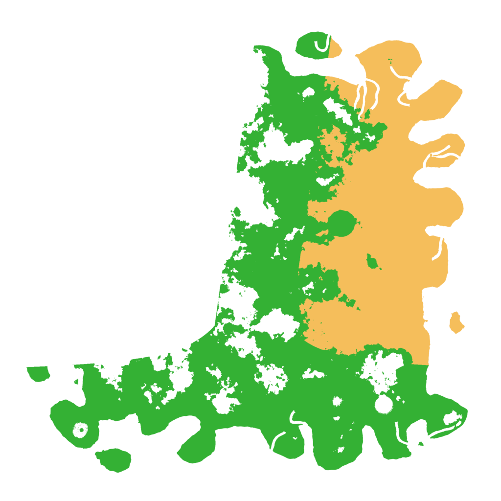 Biome Rust Map: Procedural Map, Size: 5000, Seed: 1217549