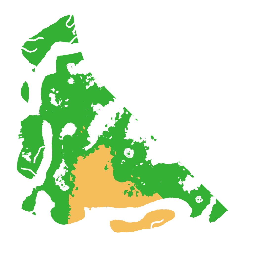 Biome Rust Map: Procedural Map, Size: 3700, Seed: 879814078