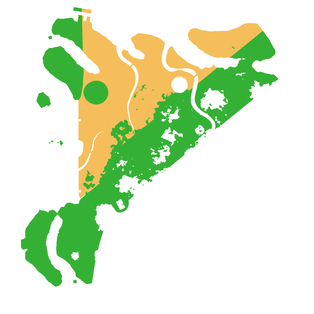 Biome Rust Map: Procedural Map, Size: 3500, Seed: 1420287033