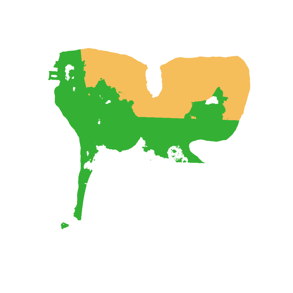 Biome Rust Map: Procedural Map, Size: 2000, Seed: 1111480885