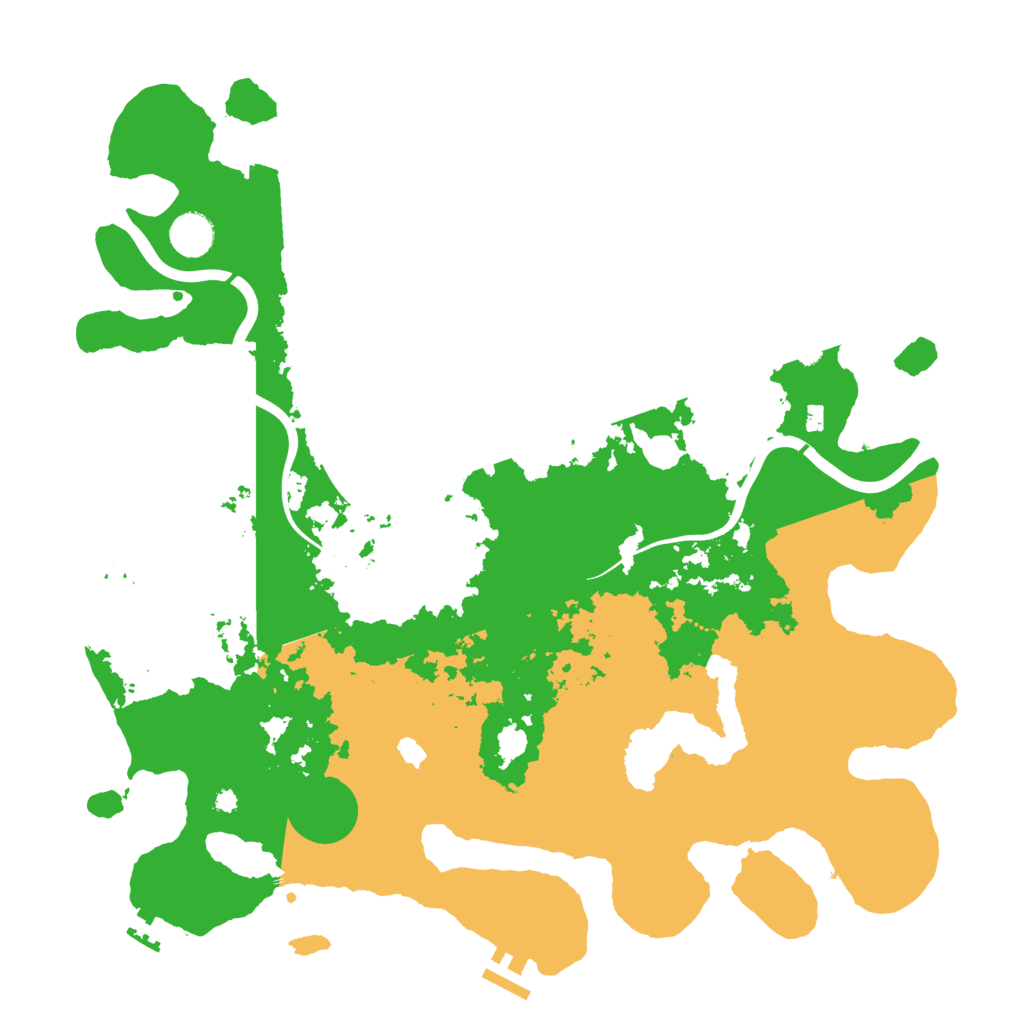 Biome Rust Map: Procedural Map, Size: 4100, Seed: 23124