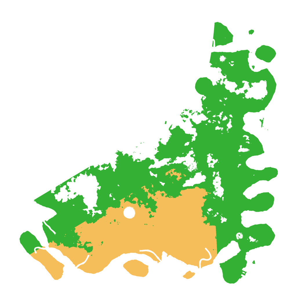 Biome Rust Map: Procedural Map, Size: 4500, Seed: 936290440